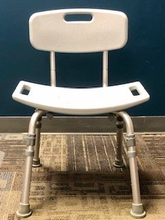 SHOWER CHAIR W/BACKREST