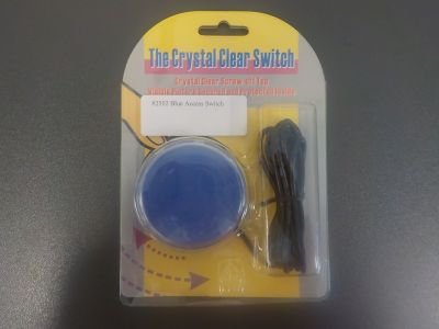 Switch--Crystal Clear Switch, Blue