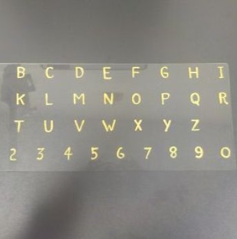 acrylic communication board
